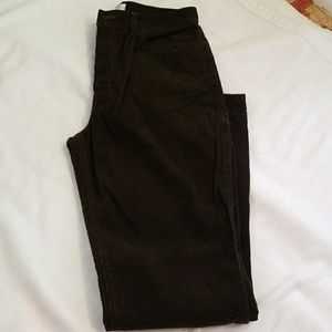 LOFT Dark Brown Corduroy Pant